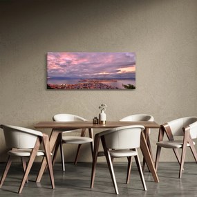 Kép - Alkonyat a város felett (120x50 cm)
