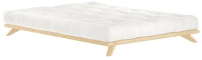 Senza Bed Natural kétszemélyes ágy, 160 x 200 cm - Karup Design