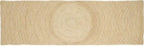 vidaXL Szőnyeg Természetes és Fehér 60 x 250 cm Juta