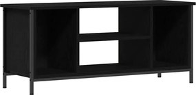 vidaXL TV szekrény Fekete tölgy 102 x 35 x 45 cm Faanyag