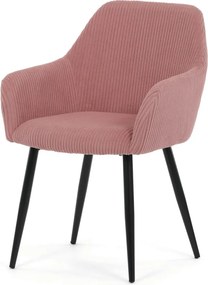 Étkezőszék rózsaszín kordbársony kárpittal – DCH-V4009 PINK6