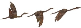 Fém fali dekoráció, Rusty Birds 1