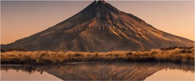 A Mount Taranaki visszaverődése, Új-Zéland (120x50 cm)