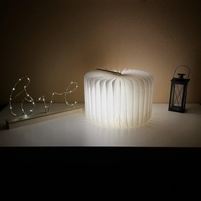 LED világító könyv - tölgy színű - 16x21cm