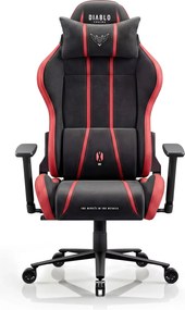 Szövet gamer szék fekete-piros Diablo X-One 2.0 Bloody Mary Normal