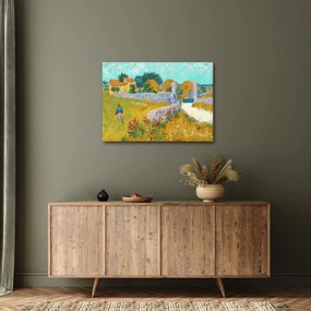 Kép - Vincent van Gogh, Farmhouse in Provence, reprodukciók (70x50 cm)