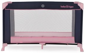 KINDERKRAFT - Utazó kiságy Baby Tiger VIKI rózsaszín