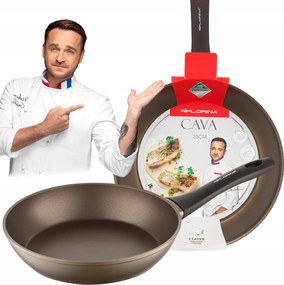 Hagyományos Serpenyő Mély Alumínium Florina Cava Tapadásmentes 28cm