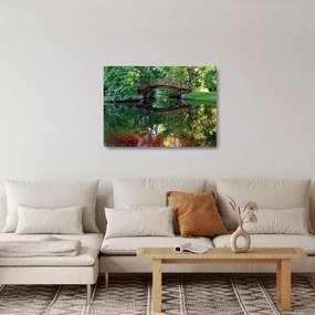 A folyó képe (üvegen) (70x50 cm)