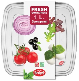 Classic 3 db-os élelmiszer tároló szett, 1 l - Snips