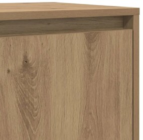 Oldalszekrények 2 pcs kézműves tölgy 70 x 41 x 75 cm Faanyag
