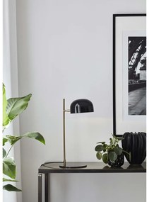 Pose Table fekete asztali lámpa rézszínű álvánnyal - Markslöjd