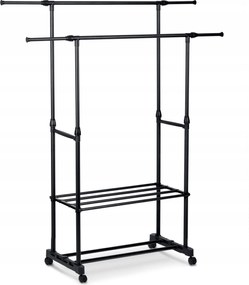 Massido 686200 álló ruhafogas, fekete