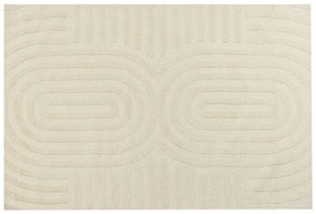 Bézs gyapjú szőnyeg 200 x 300 cm MASTUNG Beliani