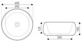 KR-802 Gold kerámia design mosdó