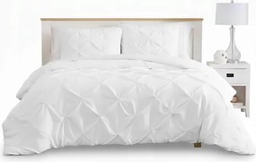 Ágynemű Garnitúra Pliszírozott Paplanhuzattal És King Párnákkal