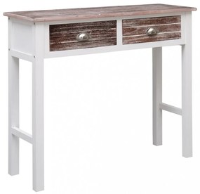 barna fa tálalóasztal 90 x 30 x 77 cm