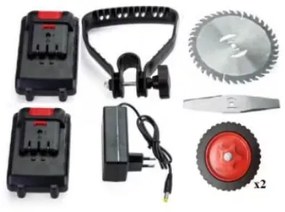 PureCut kerekes fűkasza 2db akkumulátorral KOC-108