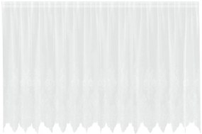 Függönyök függönyökkel Fehér 400 x 180 cm Poliészter