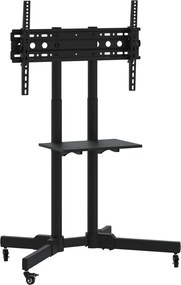vidaXL görgős TV-állvány 32"-70" képernyőhöz max VESA 600x400 mm 50 kg