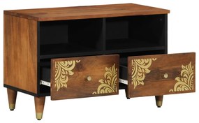 TV Szekrény 70x33x46 cm Tömör Mangófából