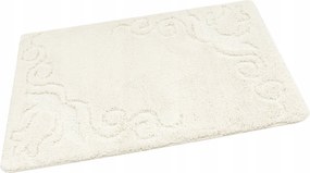 Fürdőszobaszőnyeg Csúszásgátló Krémszínű Wc-szőnyeg Marika 50x80 cm