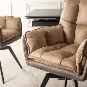 Forgó szék barna színben, ISLA