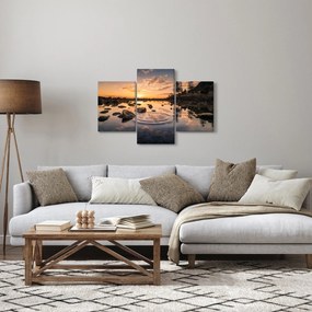 A vízfelület képe naplementekor (90x60 cm)