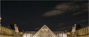 Kép - Louvre éjjel (120x50 cm)