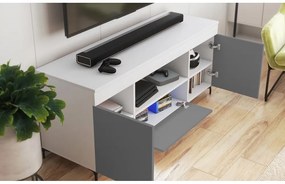 Tv szekrény/asztal Giuseppo  (szürke + fehér). 1098651