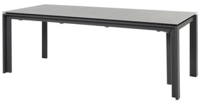 Optimum hosszabbítható antracitszürke étkezőasztal 160-280 cm