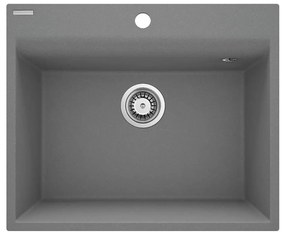 Deante ZRC_S10A - Konyhai mosogató CORIO 50x60 cm gránit/metál szürke