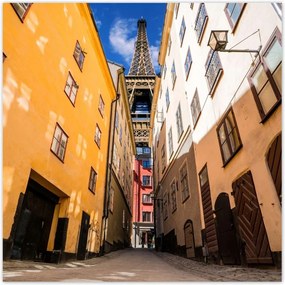 Poszterek 70x70 Magas Eiffel-torony