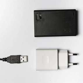 Astra LED mini hóember fényfüzér színes, 20 izzó