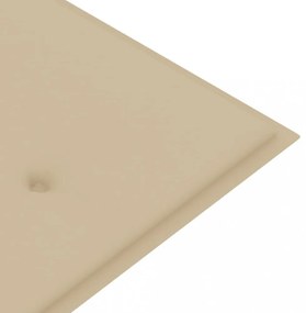 tömör tíkfa rakásolható kerti pad párnával 159 cm