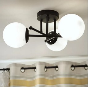 Brilagi - Felületre szerelhető csillár MALIVA 3xE14/15W/230V fekete/fehér