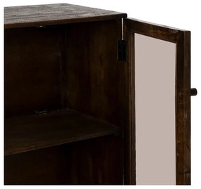 Barna mangófa tálalószekrény 80x100x40 cm Ravi – Ixia