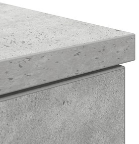Asztal Betongris 140x49x76 cm Mérnöki Fa
