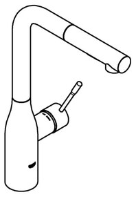 GROHE 30270DC0 - ESSENCE mosogatócsaptelep, rozsdamentes acél