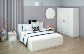 Éjjeliszekrény, fehér, DOLI