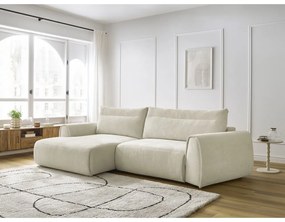 Bézs sarokkanapé Aden – Bobochic Paris