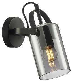 Italux NANESMA WL-32453-1 BK+SG Fali lámpa 1x40W/E27 IP20