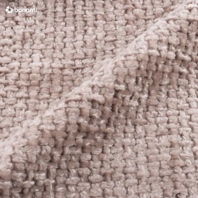Bézs kárpitozott ágyneműtartós franciaágy ágyráccsal 180x200 cm Bellis – Micadoni Home