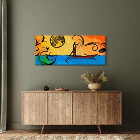 Egy ősi festmény képe (120x50 cm)