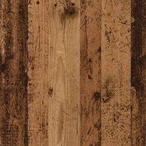 antik fa színű szerelt fa fali polc 159 x 18 x 65 cm