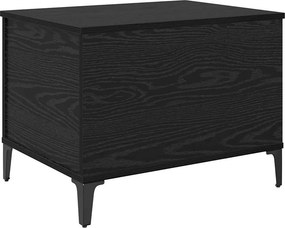 vidaXL Dohányzóasztal Fekete tölgy 60 x 44,5 x 45 cm Faanyag