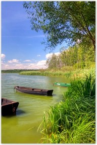 Poszterek 40x60 Tó Csónakok Tájkép