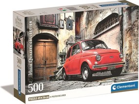 Autó Cinquecento 500 db-os puzzle Clementoni
