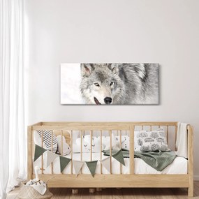 Kép - Farkas a természetben (120x50 cm)