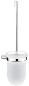 NIMCO BR 11094WN-26 - Falra szerelhető WC kefe BORMO matt üveg/fényezett króm